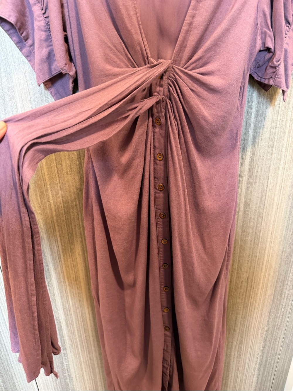 Free People Vintage Summer Midi Dress Lilac size Medium - Picture 9 of 10